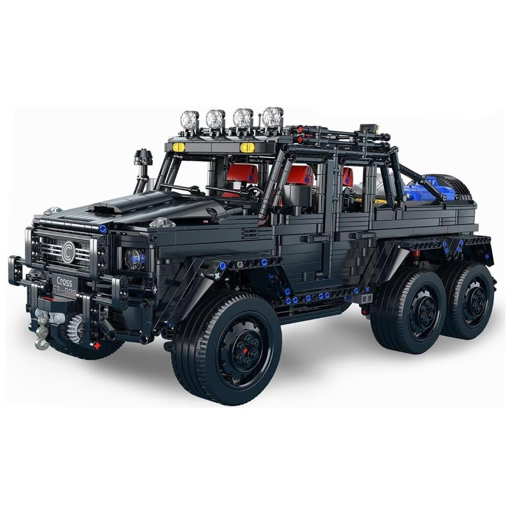 Chodia Wrangler 6x6 Pickup Truck Building Kit 1:8 Scale 3224 PCS Open Box